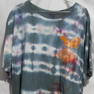 Harley-Davidson t-shirt size 3x tie-dye designer shirt